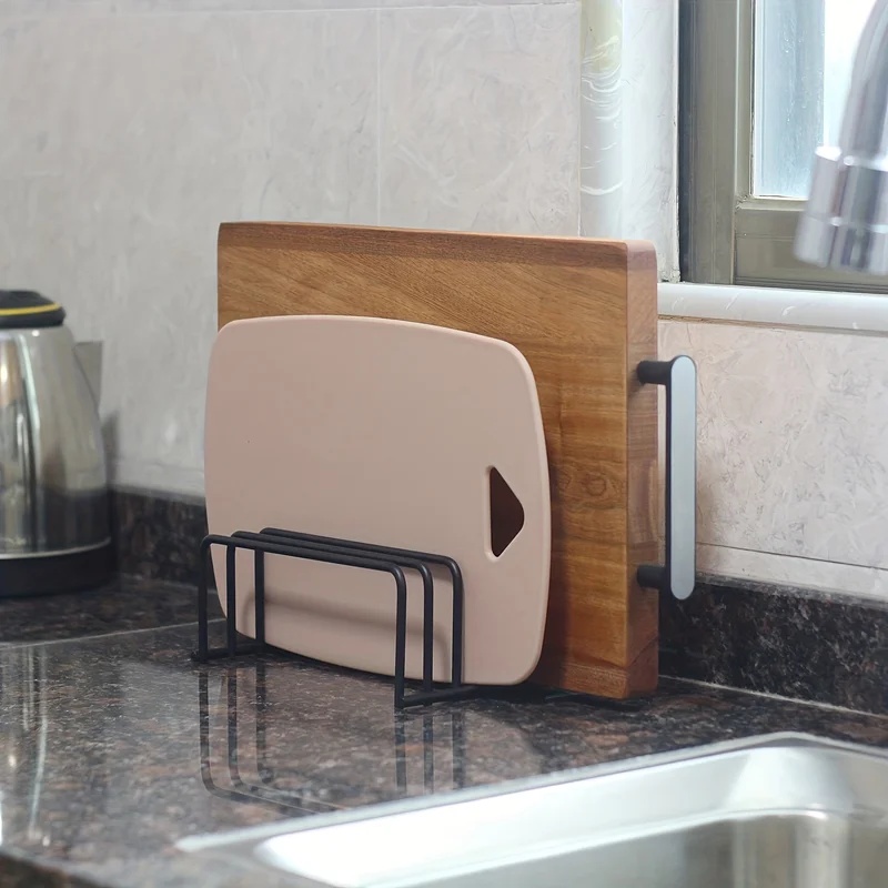 キッチンまな板収納ラックキャビネットオーガナイザーホルダー、 - Kitchen Cabinet Baking Organizer のレビューと価格