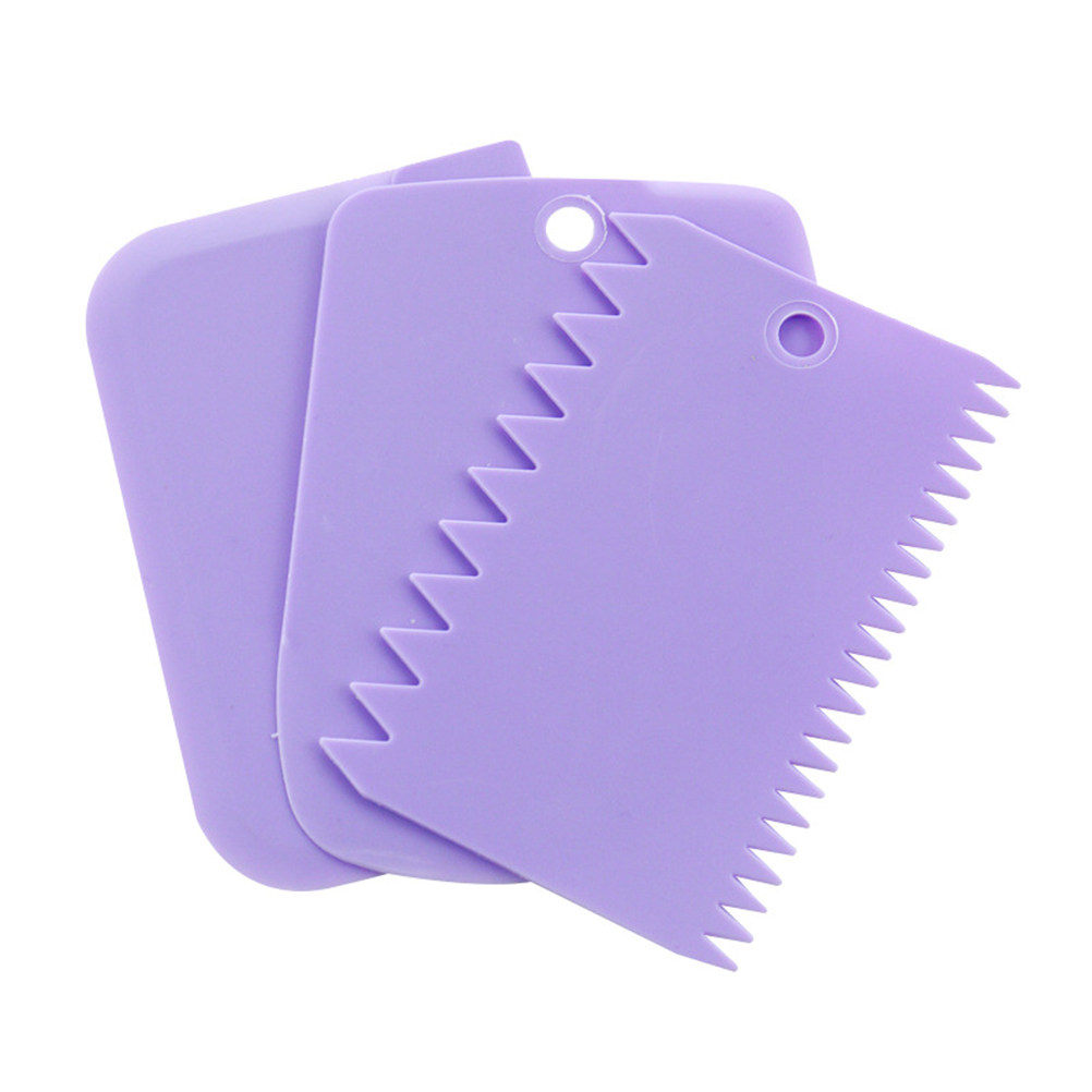 3個入り クリームケーキスクレーパー ボウルツール 生地パン - Dough Scraper Curved のレビューと価格